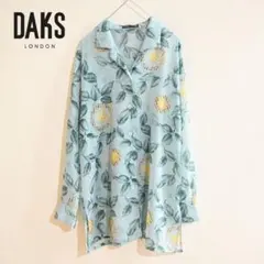 【DAKS/ダックス】 長袖 柄シャツ ブルーカラーのサムネイル