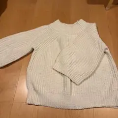 FUN アイボリー ニットセーター