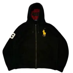 R*様 希少y2k archiveラルフローレンビックポニージップパーカー短丈黒