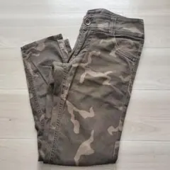 ブラッキーズ カモフラージュ スキニーパンツ サイズM ビッグジョーン