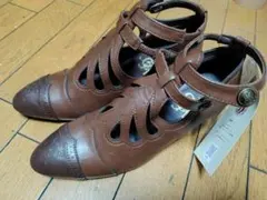 愛野えり　しまむら　靴　L　茶　マノンローズ　コラボ　新品未使用