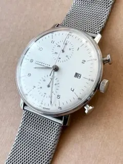 JUNGHANS　ユンハンス クロノスコープ 純正ベルト・保証書・箱ありのサムネイル