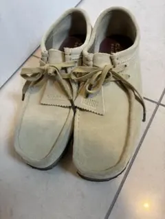 Clarks Originals Wallabee ベージュ スエードのサムネイル
