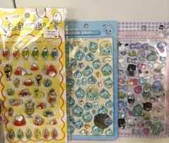 キャラクターシール3シートセット