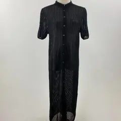 美品 UNIQLO ユニクロ レースニットワンピース 羽織り 2WAY Aライン