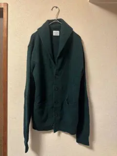 URBAN RESEARCH ショールカラー カーディガン メンズL 深緑 秋冬