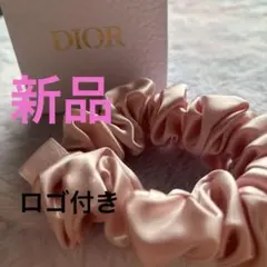 ♡DIORノベルティ♡ シュシュピンク　DIORロゴ付き