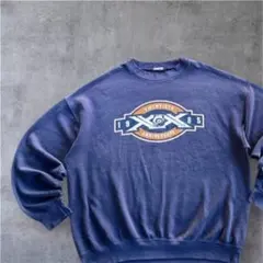 vintage アメリカ製 90's スウェット トレーナー ネイビー　USA製