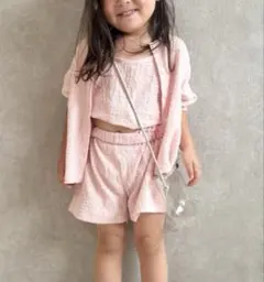 ブランシェス　楊柳　カーディガン　キャミソール　100