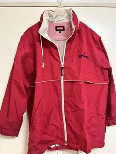 SPALDING レッド ナイロンジャケット
