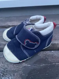 ミキハウス ベビーシューズ ネイビー