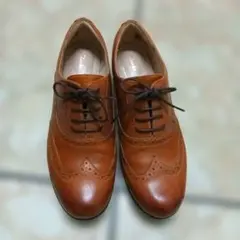 Clarks　ブラウンレザー　シューズ