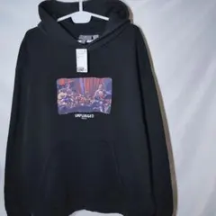 新品 パーカー 4L ニルヴァーナ アンプラグド バンド 裏起毛 H&M プル