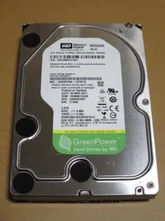 認識しませんのでジャンク品です。2TB×2台 WD20EURX