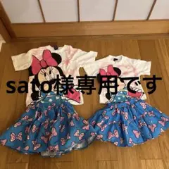 ディズニー　ミニーちゃん　洋服　リンクコーデ