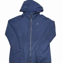 NIKE テックフリース Sサイズ　フルジップフーディ ネイビー　drip