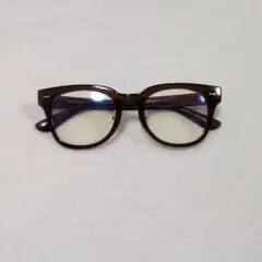 無印良品 ブルーライト対応　ウェリントン型サングラス/ダークブラウン【未使用】のサムネイル