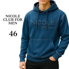 ニコルクラブフォーメン NICOLE パーカー フーディー ストレッチデニム M
