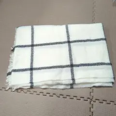 無印良品 チェック柄マフラー
