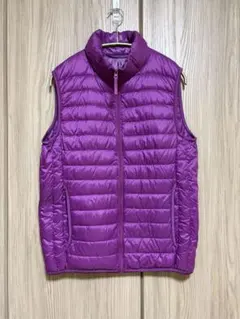 ユニクロウルトラライトダウンベストパープル紫