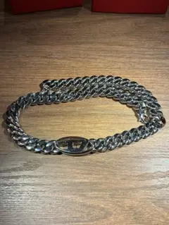 DIESEL Dx1433 シルバー チェーンネックレス