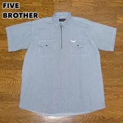 FIVE BROTHER ファイブブラザー ヒッコリーワークシャツ プルオーバーのサムネイル