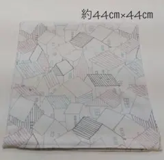 ハンドメイド 家のイラスト クッションカバー 約44cm