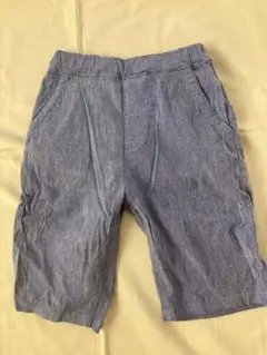 moujonjon ハーフパンツ ブルー　130cm
