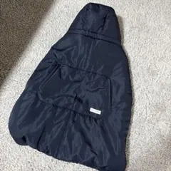 ネイビー 抱っこ紐カバー フリース裏地