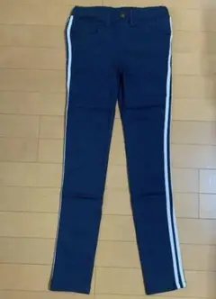 スキニーパンツ　サイドストライプ キッズ　女の子　165
