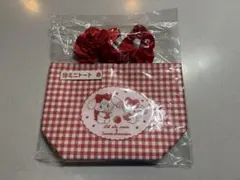 サンリオくじ　ミニトート赤