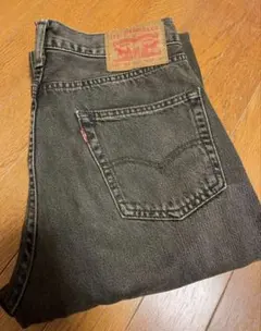 LEVI'S 503 先染め ブラック 鬼ヒゲ バギーデニム 00s y2k - メルカリ