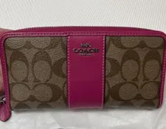 COACH コーチ　長財布 ピンク