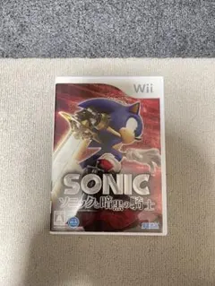 【Wii】ソニックと暗黒の騎士　説明書あり（角にシミ2か所）動作未確認