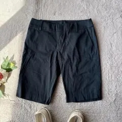 美品(M)ユニクロ/ハーフパンツ/ストレッチ/ショート/短パン/半ズボン/綿混