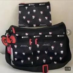 レスポートサックHello Kitty ショルダーバッグ ポーチ付き