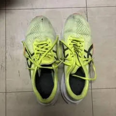 極美品✨ナイキ ランニングシューズ 蛍光イエロー Lunar Glide +4 
