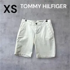 トミーフィルフィガー XS ホワイト ショートパンツ インポート ストレッチ 夏のサムネイル