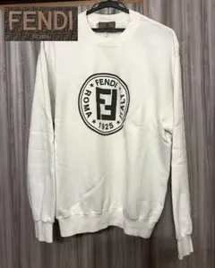 FENDI ビッグロゴ　ズッカ柄　イタリア製　スウェット　Ｌ
