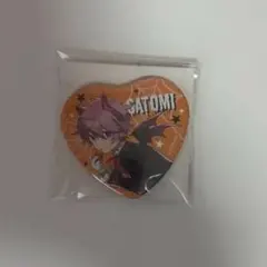 すとぷり さとみ ハート缶バッジ 2022 Halloween ver.!!