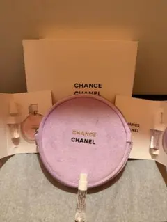 CHANEL CHANCE ノベルティーポーチ　サンプル香水3本セット