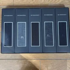 BURBERRY ソックス 5足セット ブラック系