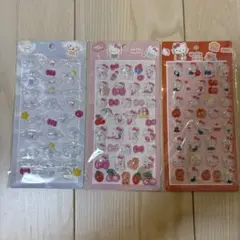 ボンボンドロップシール　海外製　サンリオ3枚セット