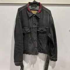 EGONLAB グレー Lining デニム ボンバージャケット - メルカリ