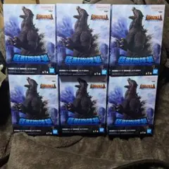 東宝怪獣シリーズ 怪獣咆哮撃 ゴジラ （2004） フィギュア６個セット