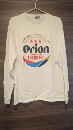 orion ロングスリーブ Tシャツ ホワイト