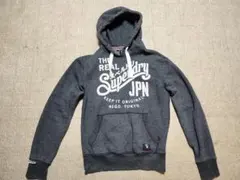 Superdry スウェットプルオーバーパーカー グレー Sサイズ