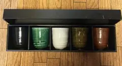 〈新品・未使用品〉和風陶器 湯飲み 5個セット