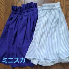 E hyphen world gallery　ミニスカート　2点