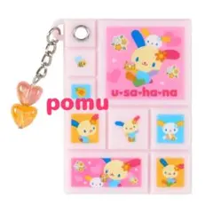 サンリオ　平成女児アイテム　シークレットタイルシール風ミニミラー　ウサハナ